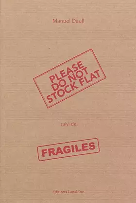 Couverture du produit · Do not Stock flat, suivi de Fragile