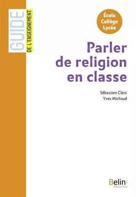 Couverture du produit · Parler de religion en classe