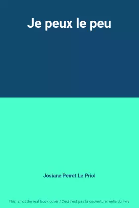 Couverture du produit · Je peux le peu
