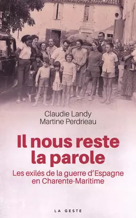 Couverture du produit · Il nous reste la parole