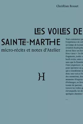 Couverture du produit · Les voiles de Sainte-Marthe: Micro-récits et notes d'atelier