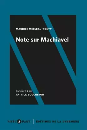 Couverture du produit · Note sur Machiavel