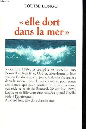 Couverture du produit · ELLE DORT DANS LA MER