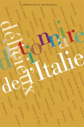 Couverture du produit · Dictionnaire délicieux de l'Italie