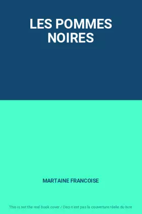 Couverture du produit · LES POMMES NOIRES