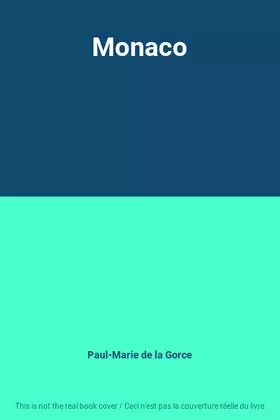 Couverture du produit · Monaco