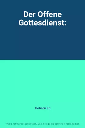 Couverture du produit · Der Offene Gottesdienst: