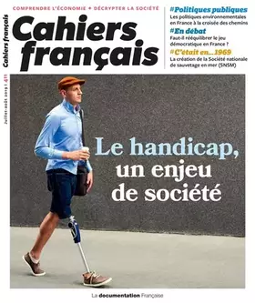 Couverture du produit · Le handicap, un enjeu de société