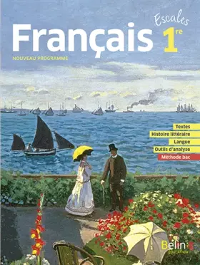 Couverture du produit · Escales Français 1re: Manuel élève 2019