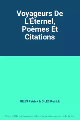 Couverture du produit · Voyageurs De L'Éternel, Poèmes Et Citations