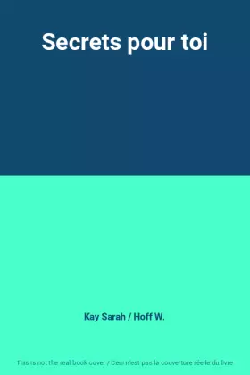 Couverture du produit · Secrets pour toi