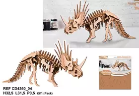Couverture du produit · DECO CARTON GM TRICERATOPS