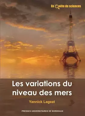 Couverture du produit · Les variations du niveau des mers