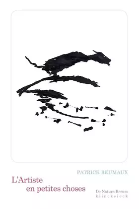 Couverture du produit · L'artiste en petites choses