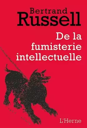 Couverture du produit · de la fumisterie intellectuelle