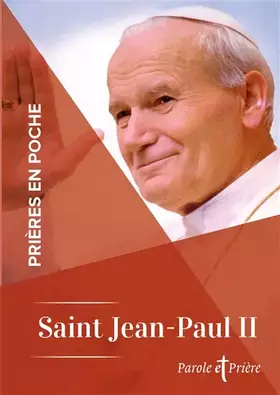 Couverture du produit · Prières en poche - Saint Jean-Paul II