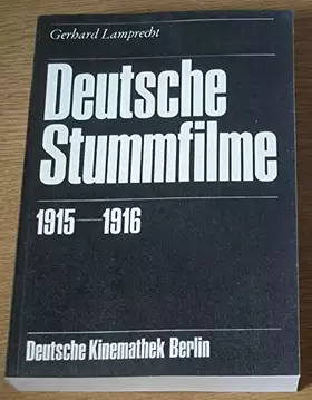 Couverture du produit · Deutsche Stummfilme. 1915 - 1916.