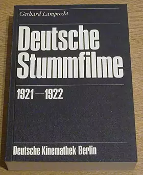 Couverture du produit · Deutsche Stummfilme. 1921-1922.