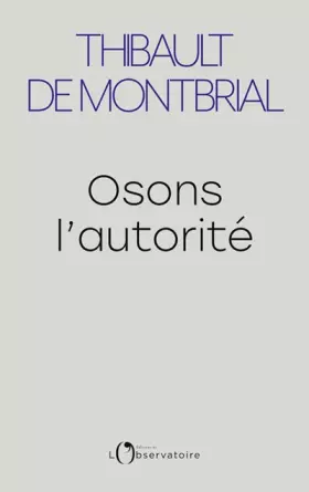 Couverture du produit · Osons l'autorité