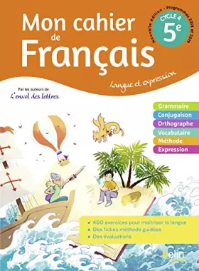 Couverture du produit · Mon cahier de Français 5ème: Cahier élève 2020