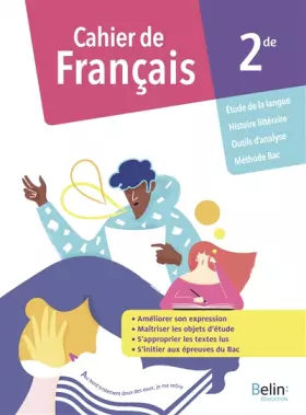 Couverture du produit · Cahier de Français 2de: Cahier élève 2020