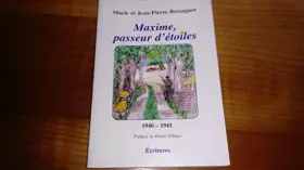 Couverture du produit · Maxime passeur d'étoiles