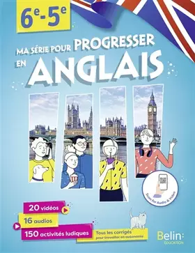 Couverture du produit · MA SÉRIE POUR PROGRESSER EN ANGLAIS