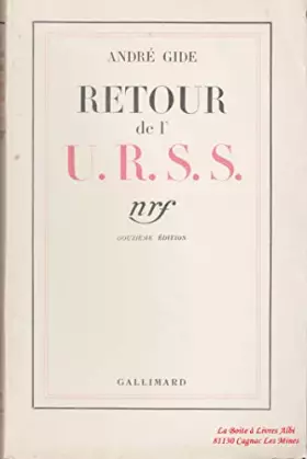 Couverture du produit · Retour de l' U.R.S.S. / EO 1936