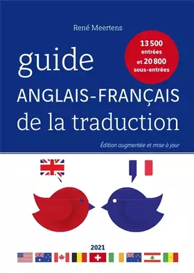 Couverture du produit · Guide anglais-français de la traduction 2021