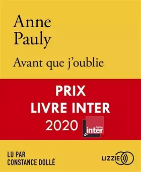 Couverture du produit · Avant que j'oublie