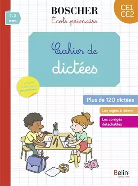 Couverture du produit · Cahier de dictées CE1-CE2