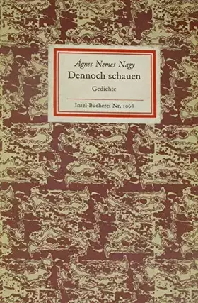 Couverture du produit · Dennoch schauen.