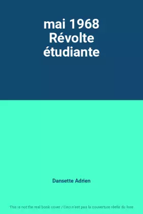 Couverture du produit · mai 1968 Révolte étudiante