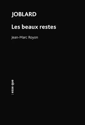 Couverture du produit · Joblard / Les beaux restes