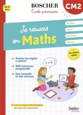Couverture du produit · Je réussis en maths CM2