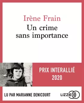Couverture du produit · Un crime sans importance