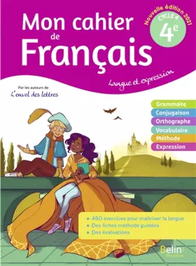 Couverture du produit · MON CAHIER DE FRANCAIS 4E: Langue et expression