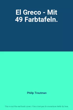 Couverture du produit · El Greco - Mit 49 Farbtafeln.