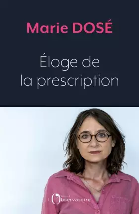 Couverture du produit · Éloge de la prescription