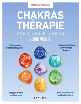 Couverture du produit · Chakras thérapie avec les pierres