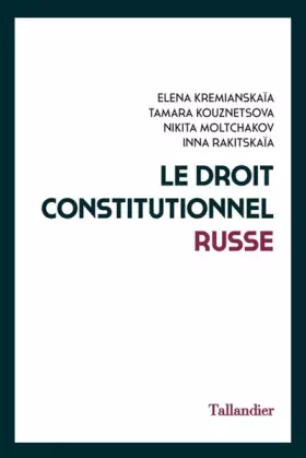Couverture du produit · Le droit constitutionnel russe