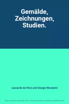 Couverture du produit · Gemälde, Zeichnungen, Studien.