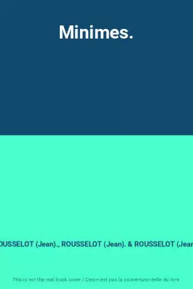 Couverture du produit · Minimes.