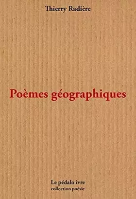 Couverture du produit · Poèmes géographiques