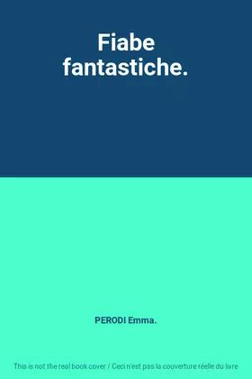 Couverture du produit · Fiabe fantastiche.