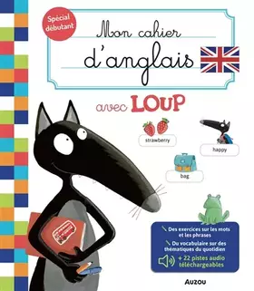 Couverture du produit · Mon cahier d'anglais avec loup