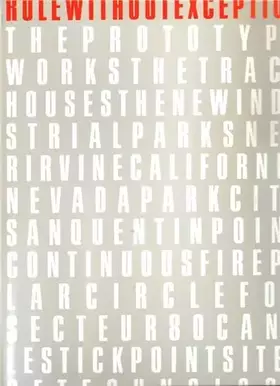 Couverture du produit · Lewis Baltz: Rule without Exception / Only Exceptions