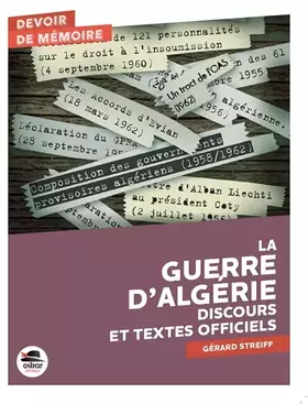Couverture du produit · La guerre d'Algérie (discours et textes officiels)