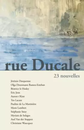 Couverture du produit · rue Ducale: 23 nouvelles