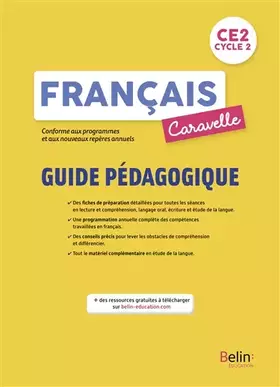 Couverture du produit · Caravelle CE2 - Guide pédagogique 2022